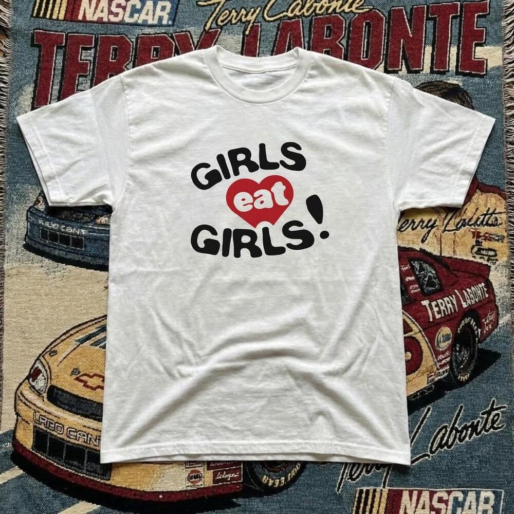 Girls Eat Girls White T Shirt
